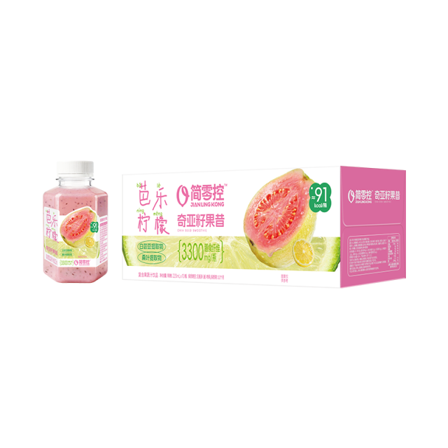 13437609.【新品】轻上简零控芭乐柠檬奇亚籽果昔220ml*10瓶