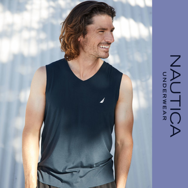 10712941.Nautica Underwear男士背心莫代尔男士打底背心打底衫