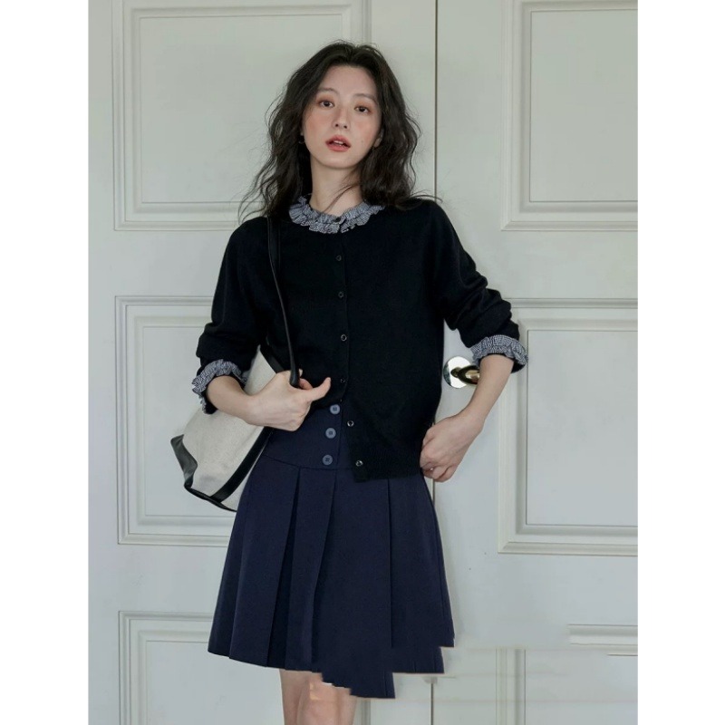 12698383.牧冬羊布艺花边领针织短外套