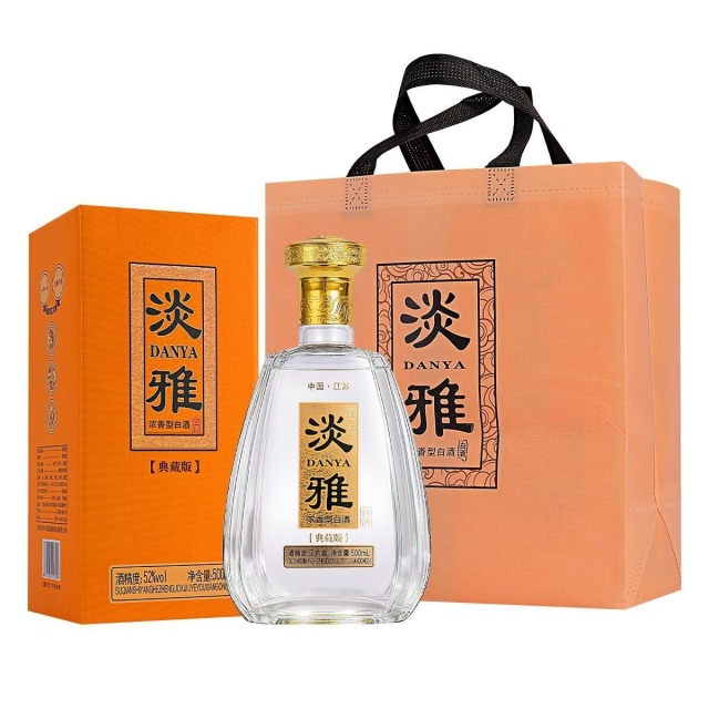 13030722.屹匠淡雅浓香型白酒整箱6瓶52度/42度酒水500mL*6瓶送礼盒装纯粮食白酒