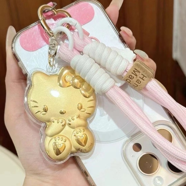 12369010.少女心爆棚啦~【kt猫钥匙扣挂件】可挂手机包包钥匙