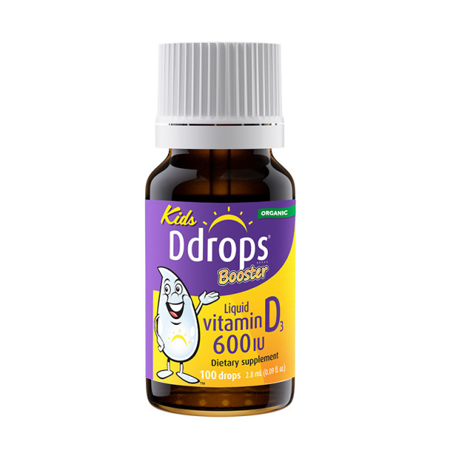13654296.【单盒】Ddrops滴卓思儿童维生素D3滴剂 600IU 2.8ml 促钙吸收 1-18岁