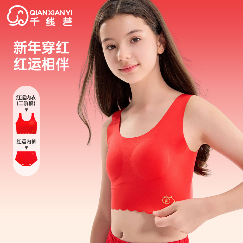 11907976.芬腾千线艺【二三阶段女童内衣组合套装】发育期内衣女学生初中高中少女文胸
