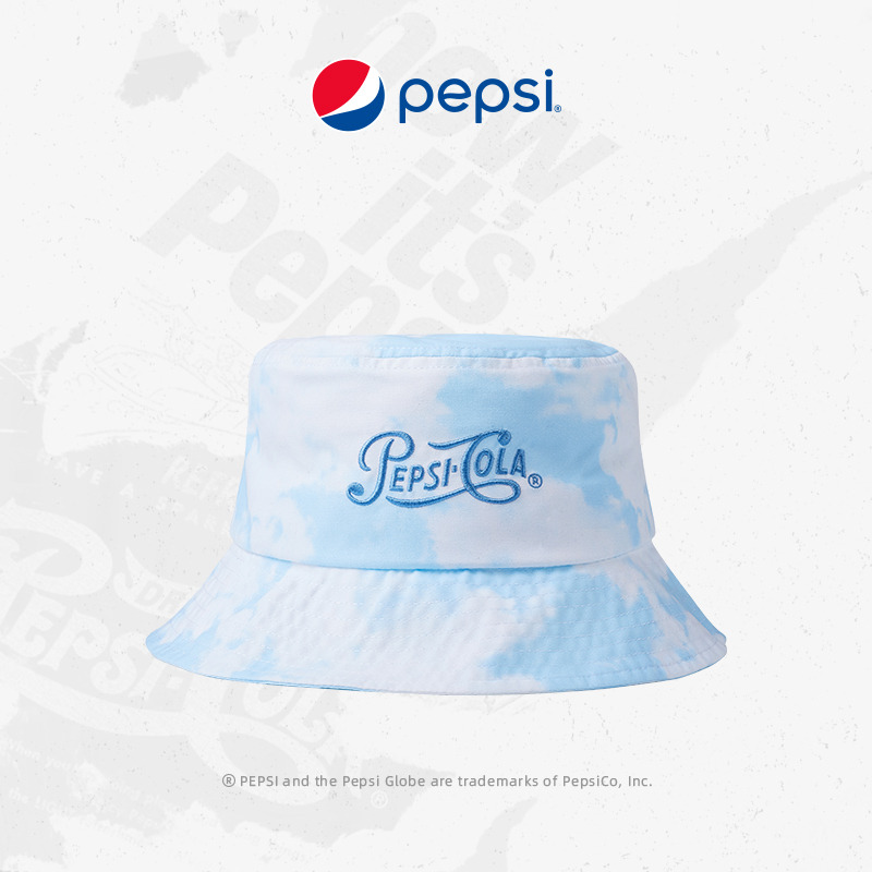 9104002.Pepsi百事 国际潮牌云朵渔夫帽清爽高级感遮阳防晒