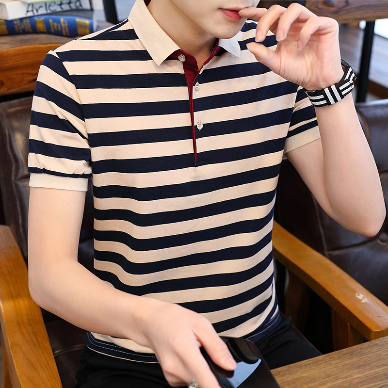 5971185.7-CY夏季新款型男潮流时尚高品质棉质短袖Polo衫男T恤【7-CY男装XJ】