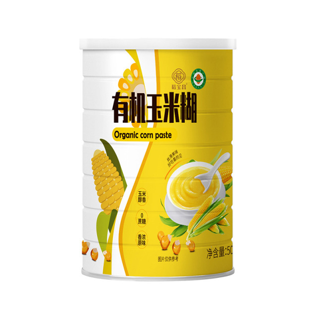 12687497.稻宝昌东北有机玉米糊500g/罐饱腹代餐 香醇可口