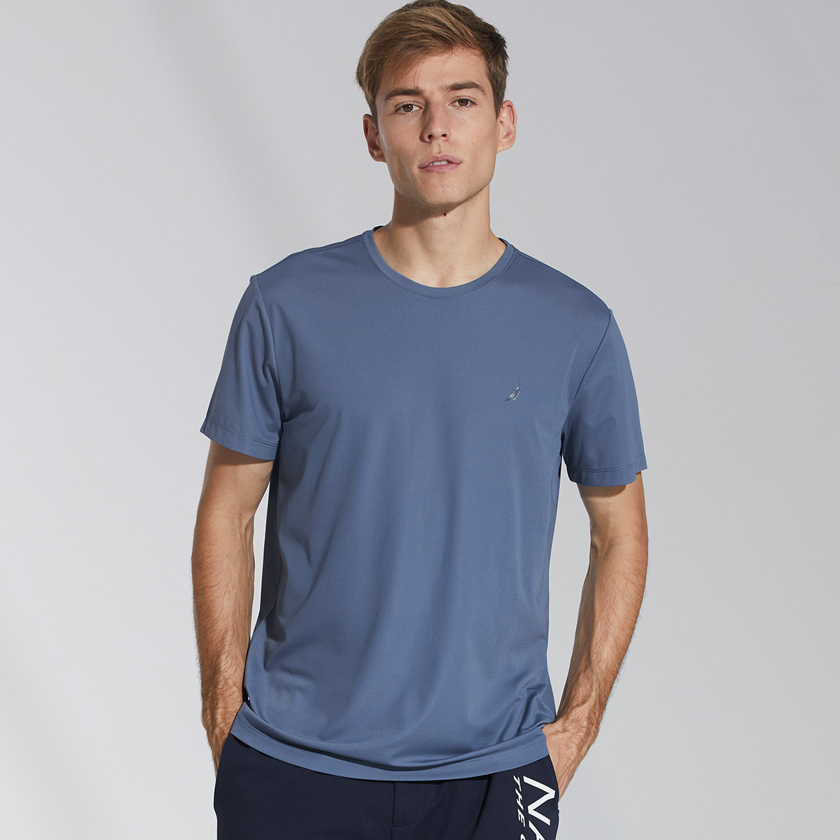 9177425.Nautica Underwear夏季男士半袖圆领短袖男家居上衣半袖