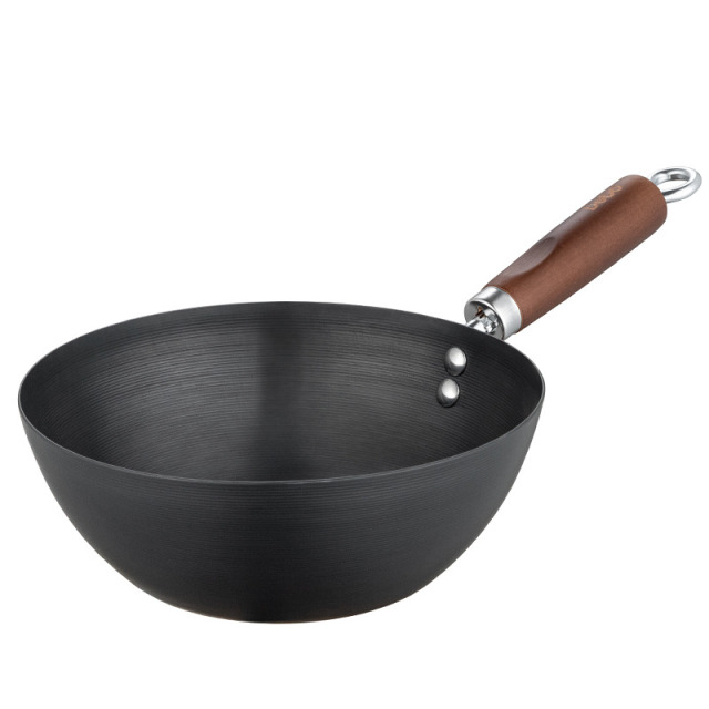 9208374.【2023新品】Debo德铂欧岱拉精铁炒锅24cm