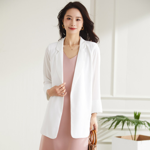 9328913.【多色可选】罗蒙夏季轻薄款小西装外套女士休闲百搭宽松单西装开衫外套女