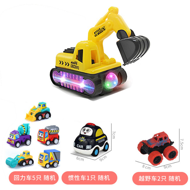 11951427.智恩堡 儿童玩具车【电动工程车+车子】