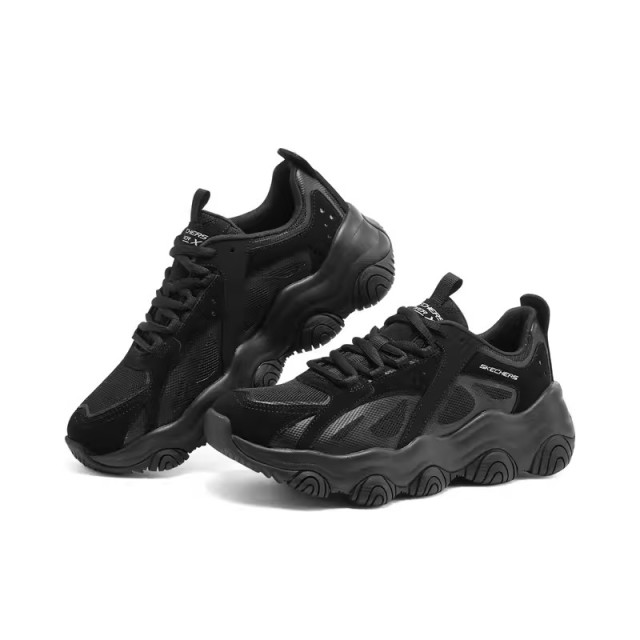 9411718.Skechers斯凯奇新品啵啵熊D'LITES系列时尚绑带运动鞋复古慢跑鞋女