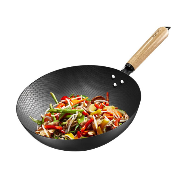 9429331.苏泊尔（SUPOR）炒锅家用炒锅平底煎炒锅家用 VC32RF01 炒锅32cm（电磁炉禁用）【优选】