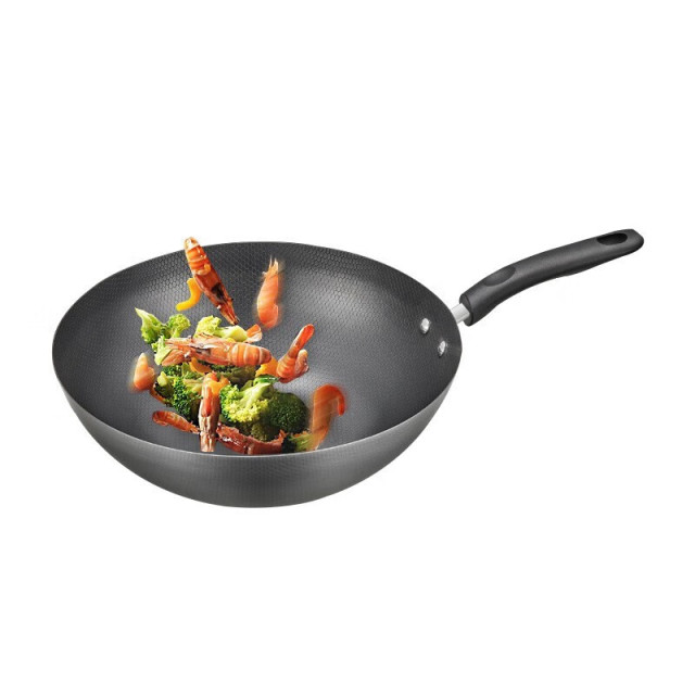 9449610.苏泊尔（SUPOR）臻火蜂窝铁锅家用通用炒菜锅 34cm【送礼优选】