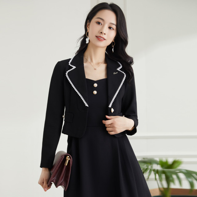 9494205.【简约大方】罗蒙女式西服优雅气质百搭商务休闲舒适时尚小香风单西女