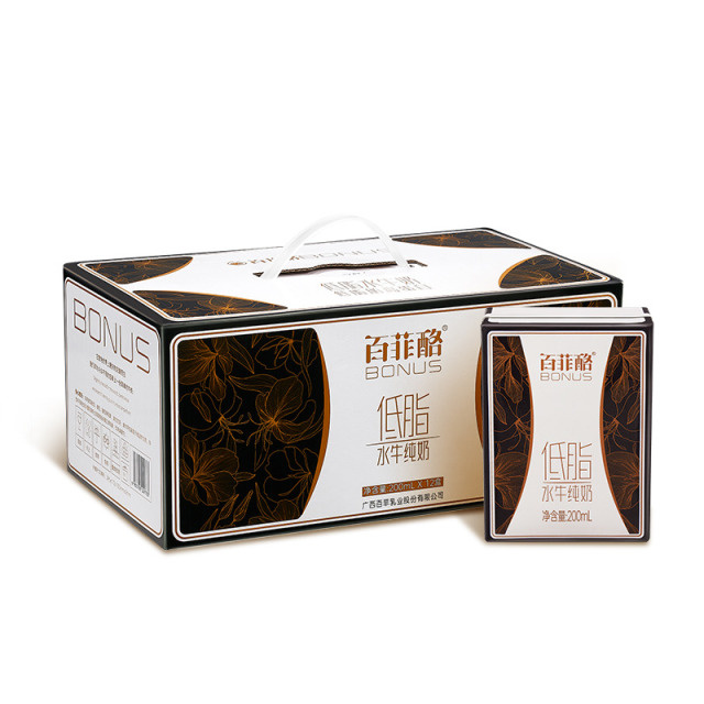 12627701.百菲酪低脂水牛纯奶整箱200ml*12盒水牛奶儿童学生儿童营养奶