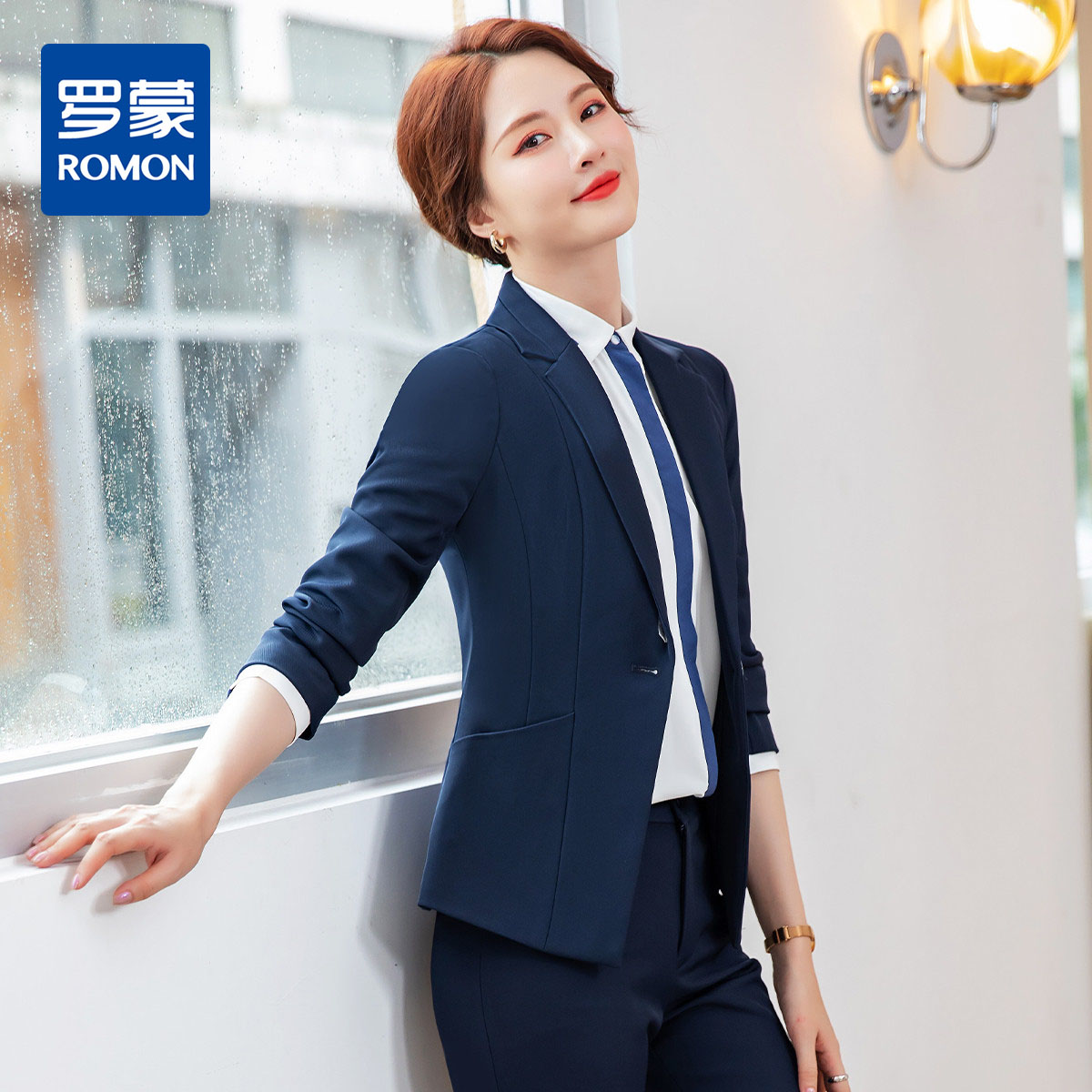 9498896.【商务通勤】罗蒙百搭女士西服上班OL单西正装出差舒适西装外套女