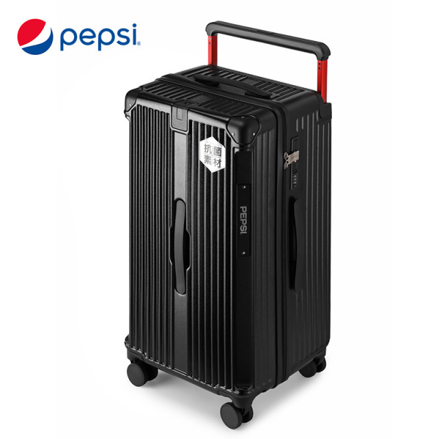 9553218.【出游推荐】Pepsi百事 时尚潮流商务学生宽拉杆多功能密码旅行箱拉杆箱