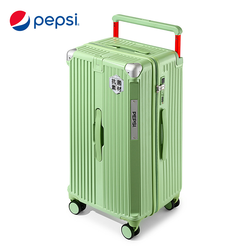 9553276.【出游推荐】Pepsi百事 时尚潮流商务学生宽拉杆多功能密码旅行箱拉杆箱