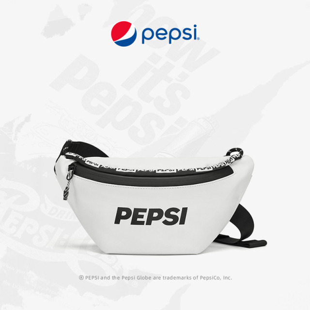 9553560.Pepsi百事 简约潮流时尚大容量通勤包休闲百搭斜挎包饺子包胸包
