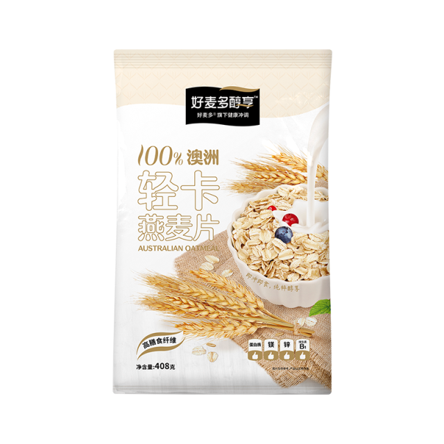 12679162.好麦多 100%全谷物粥糯燕麦片408g/袋