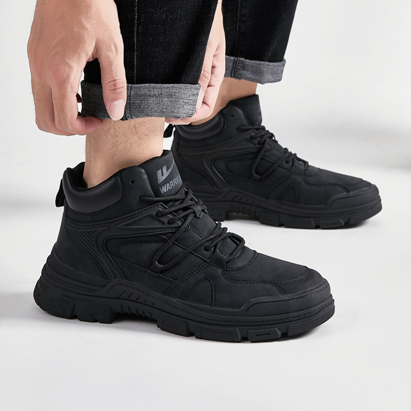9659764.回力工装鞋男士高帮户外休闲鞋耐磨厚底登山鞋 WL(AB)-0495