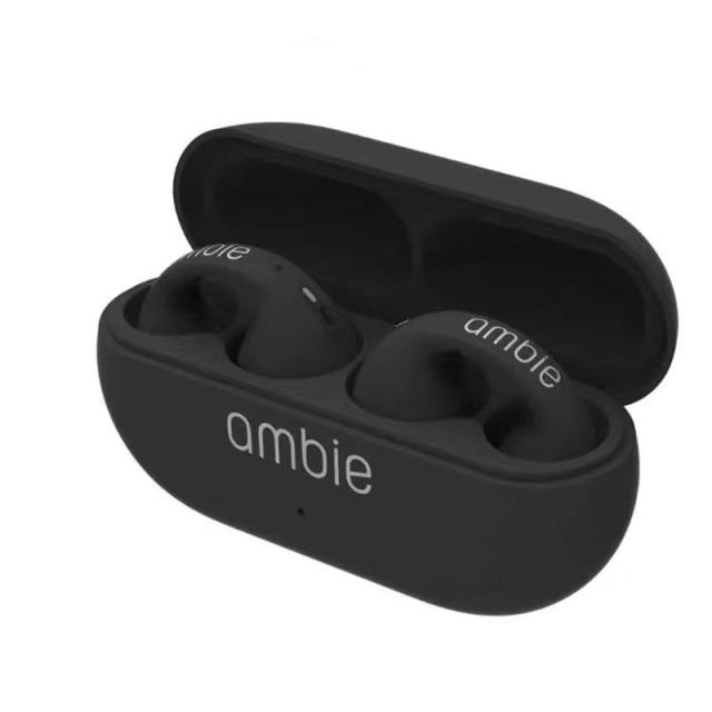 12813779.【工厂底价清仓秒杀】ambie同款骨传导耳机无需入耳无痛佩戴环式无线蓝牙耳机