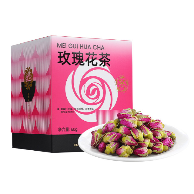 10761399.【买1送1共2盒】杞里香玫瑰花茶60g