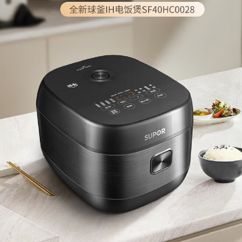 9754999.苏泊尔(SUPOR)电饭煲铜晶球釜内胆 1300W IH加热 触控操作 家用智能多功能电饭锅煮饭煲【送礼优选】