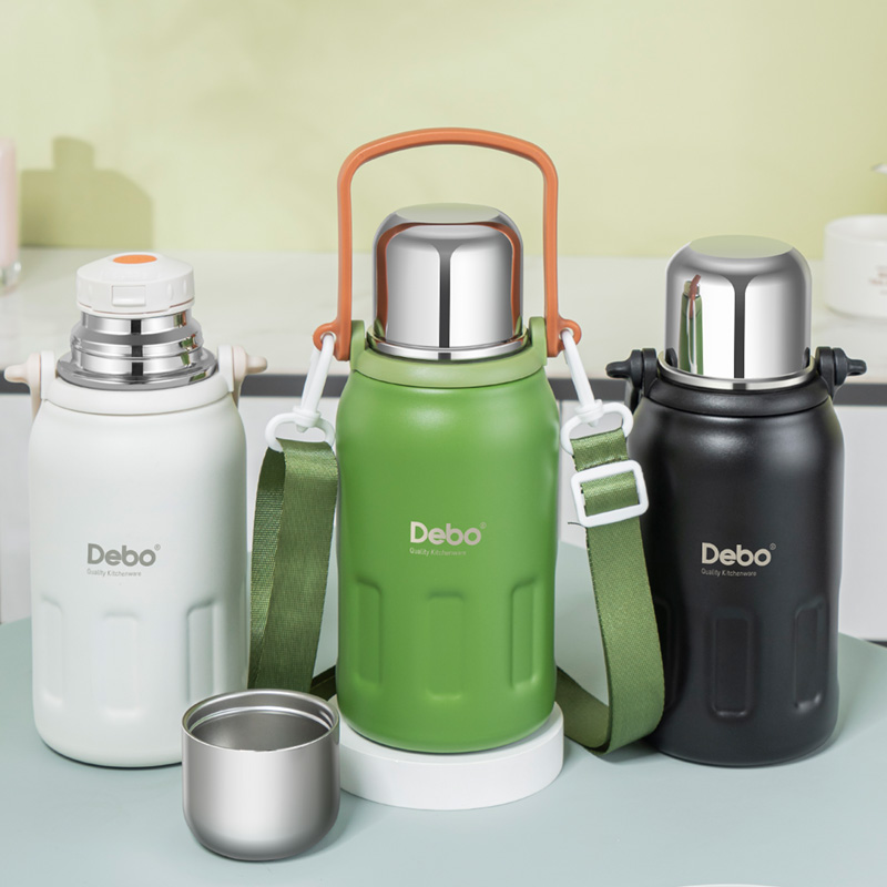 9767113.Debo德铂钛享316不锈钢保温壶900ml