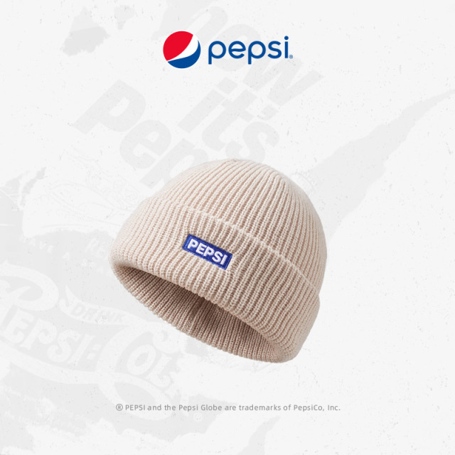 9790756.Pepsi百事 国际潮牌经典针织帽保暖男女时尚百搭毛线帽