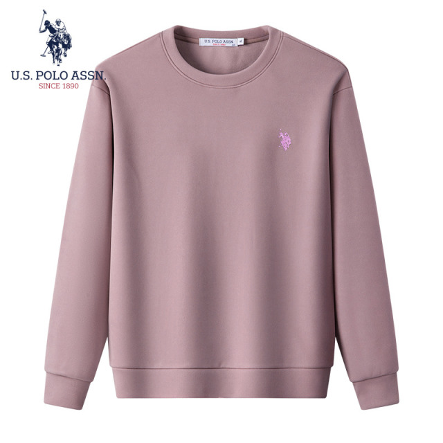 9818227.U.S. POLO ASSN.男女款圆领防风卫衣小马标刺绣