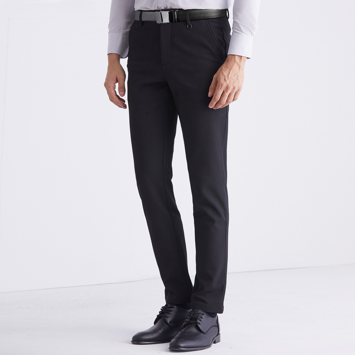 9901933.Nautica Tailored秋季男士长裤磨毛厚款商务正装西裤