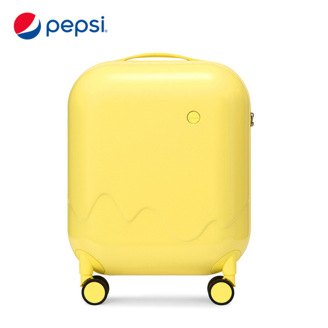 9903649.【新品推荐】Pepsi百事 潮流学生儿童出游18-20寸轻便登机万向轮密码旅行箱拉杆箱