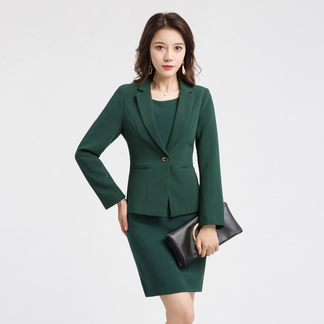9910823.【纯色】罗蒙时尚女式西装外套职业通勤OL百搭修身女西服上衣