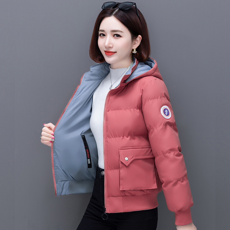 9923611.克里普 棉衣连帽棉服女新款冬装小棉袄小个子面包服