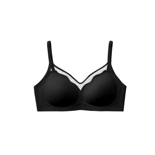 9935605.MX228-素肌良品月下铃兰内衣女聚拢小胸显大无钢圈胸罩薄款透气无痕文胸