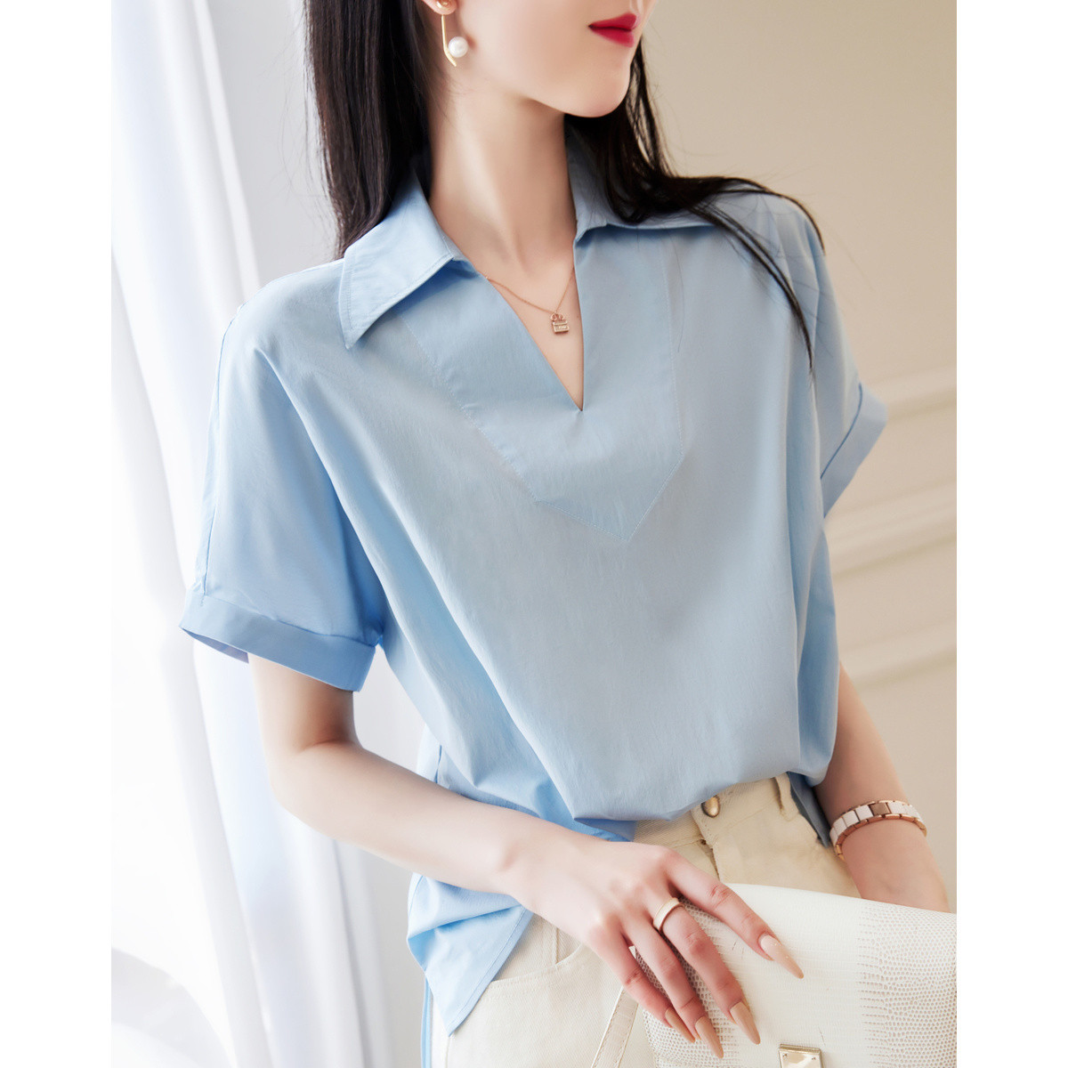 8734512.德玛纳气质衬衫