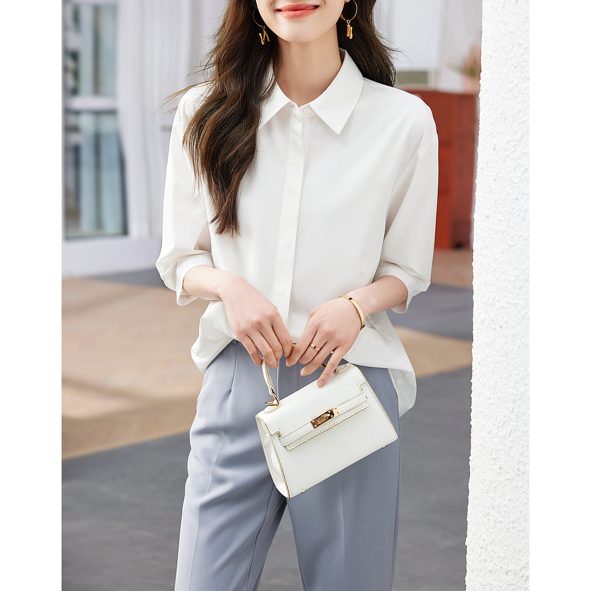 8837537.德玛纳短袖衬衣女装上衣