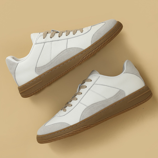 9050105.【特价商品无法无理由退回】保罗盖帝春季新款男士时尚休闲板鞋百搭纯色鞋德训鞋