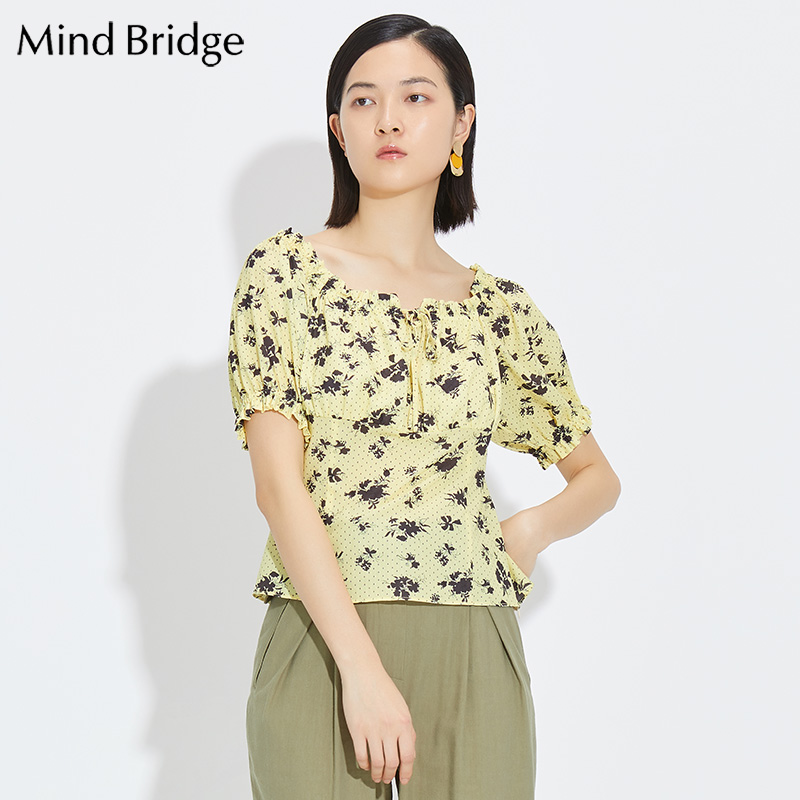 13273540.衬衫碎花上衣设计感小众衬衣夏季新款 MUBL323G