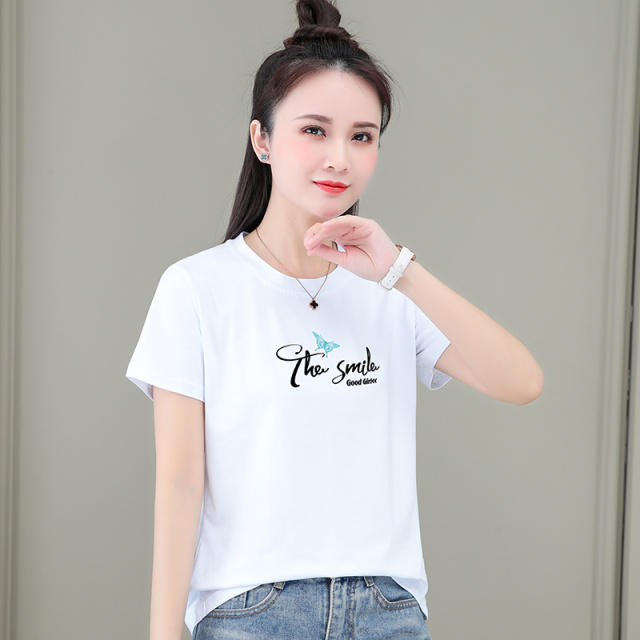 9261181.7-CY女式夏季新款时髦减龄显瘦短袖T恤多色可选【7-CY女装XJ】