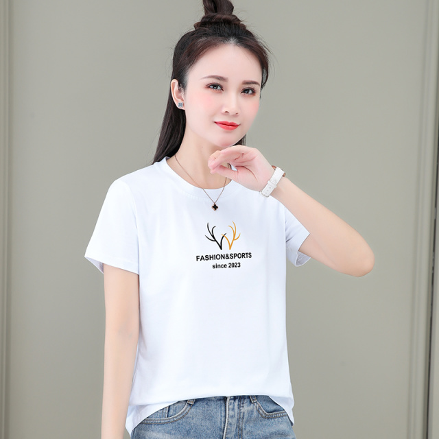 9261182.7-CY女式夏季新款时髦减龄显瘦短袖T恤多色可选【7-CY女装XJ】