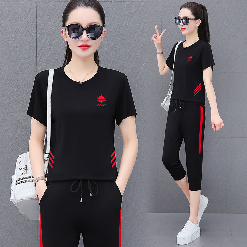 9261202.7-CY女式夏季新款休闲运动时尚舒适套装【7-CY女装XJ】