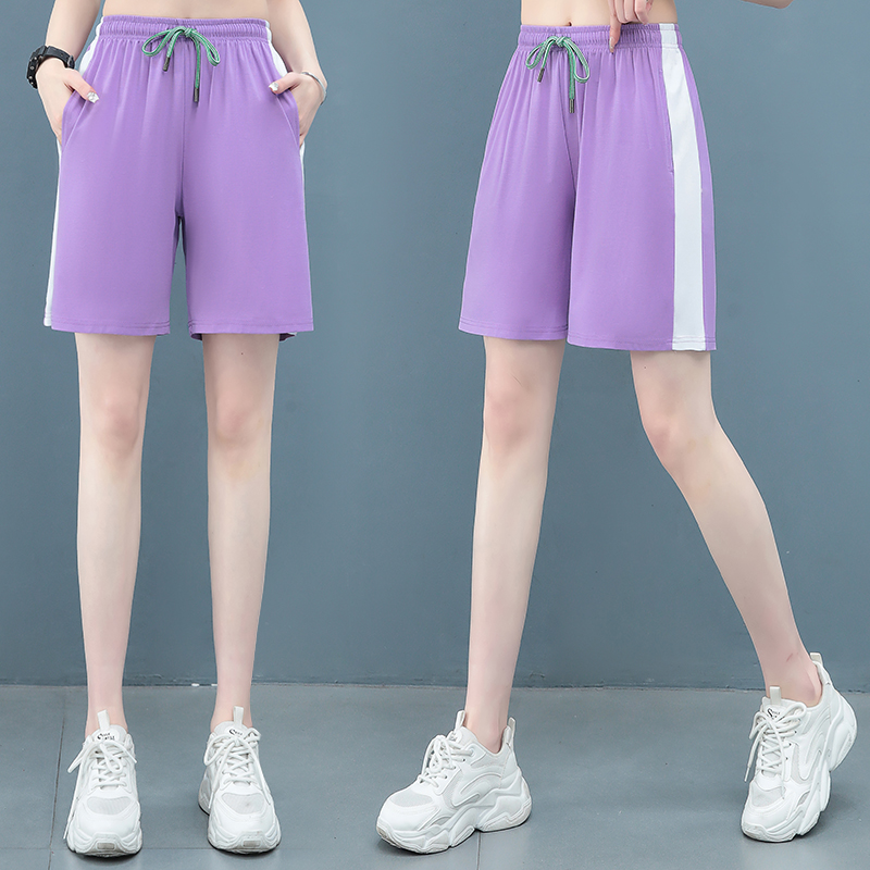 9272388.淘贝鼠女式夏季新款冰感时髦百搭显瘦五分裤【淘贝鼠女装XJ】