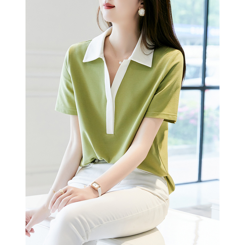 9368604.爽棉珠地女式t恤