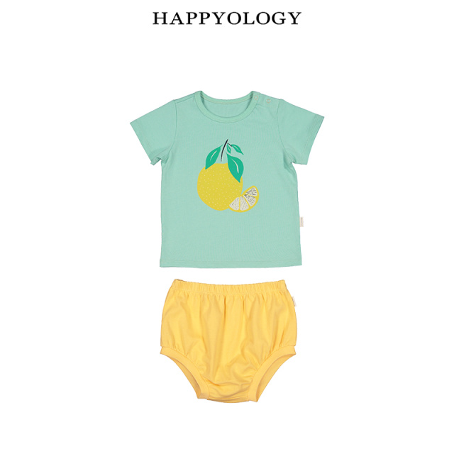 11847934.happyology英国儿童男童夏装短袖套装宝宝衣服纯棉薄款女童两件套