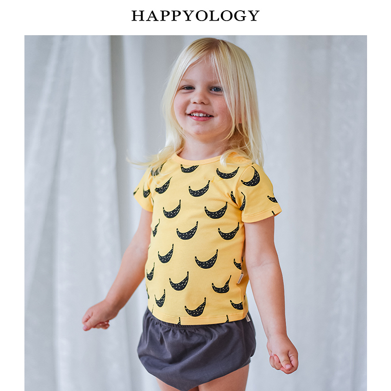 11847934.happyology英国儿童男童夏装短袖套装宝宝衣服纯棉薄款女童两件套