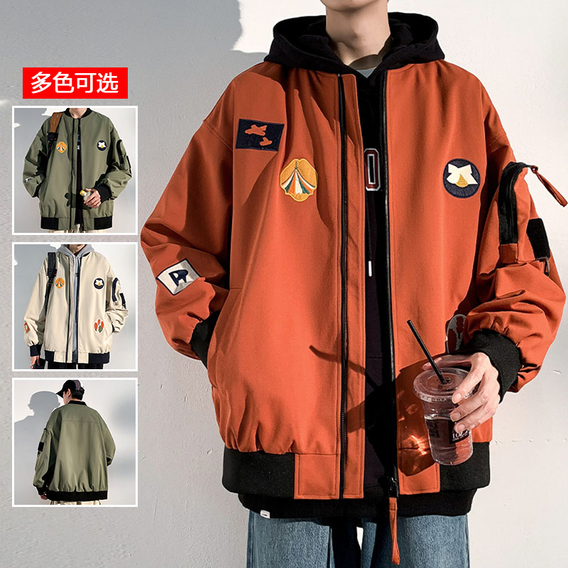 9568997.衣仕梵秋冬新款男士棒球服潮流休闲夹克【衣仕梵男装1】