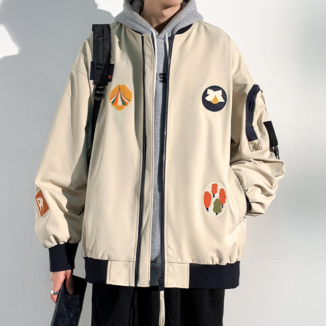 9568997.衣仕梵秋冬新款男士棒球服潮流休闲夹克【衣仕梵男装1】
