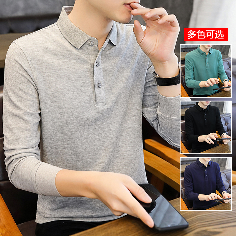 9583807.衣仕梵秋季男士时尚潮流休闲百搭翻领Polo衫【衣仕梵男装1】